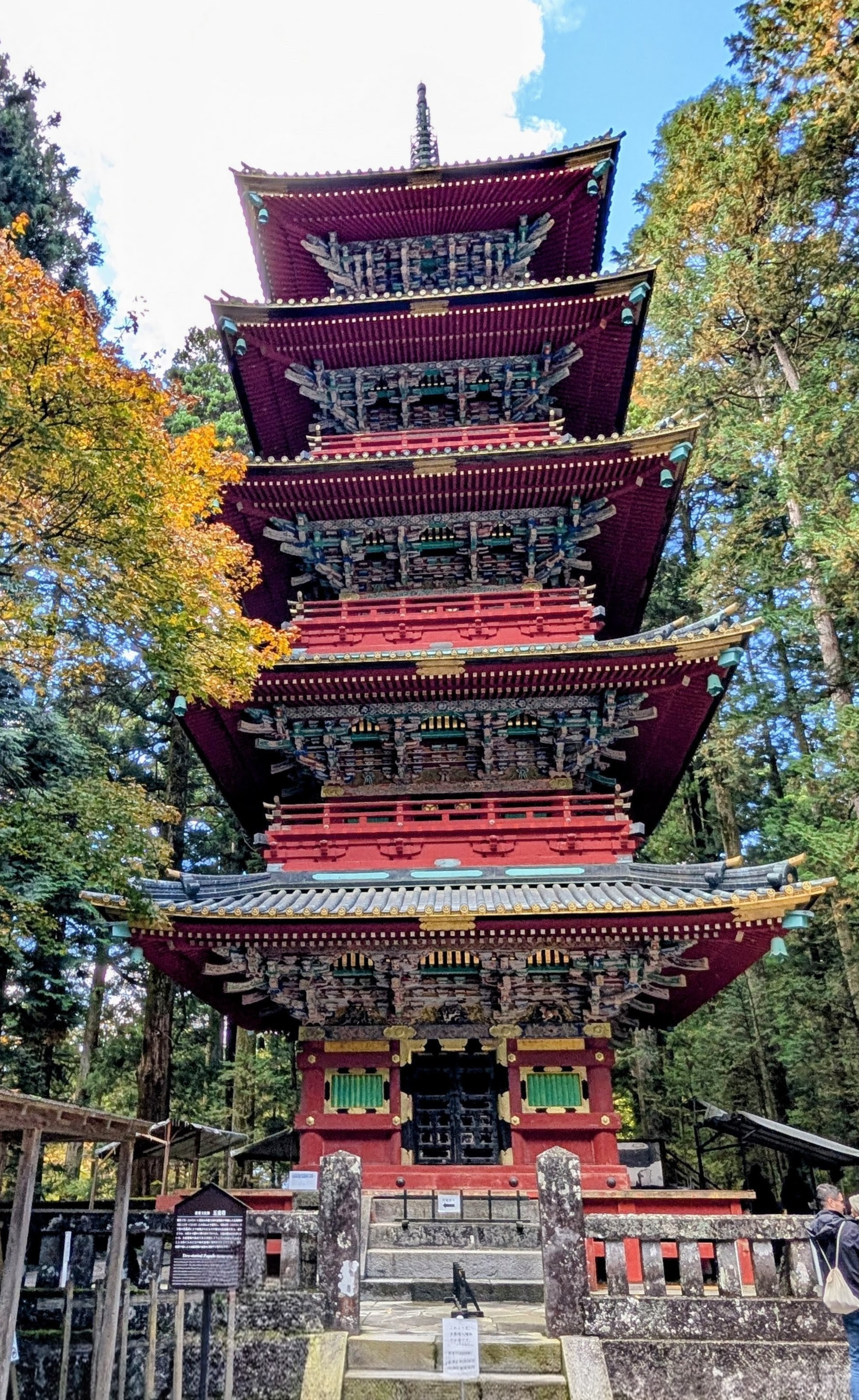 La pagoda a cinque piani di Nikko, raggiungibile facilmente con il JR Pass